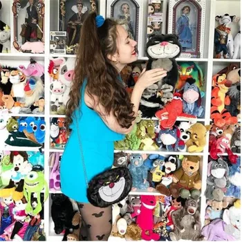 Originalus Disney Pelenė Liuciferis Katė Pliušinis Žaislas Princesė Vaikai Iškamšos Lėlės 35cm Vaikų Dovanų