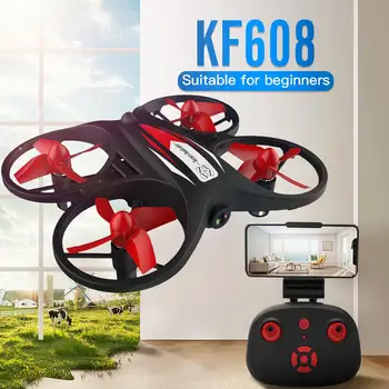 KF608 Mini Oro Drone Žaislas 720P HD Oro Kamera, WI-fi, Vaizdo Perdavimo ir Nuotolinio Valdymo Orlaiviai, Žaislai Vaikams