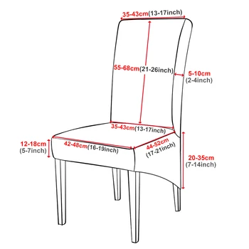 Spausdinti Geometrinis ilgai atgal Kėdė Padengti Europos stilių sėdynių užvalkalai Kėdžių dangose Viešbutis Šalies Pokylių housse de karieta namuose Kalėdos