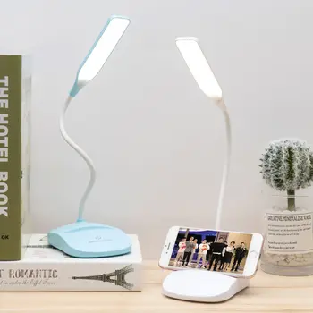 LED Stalo Lempa Akių Apsauga Gyvenimą Studentų Bendrabutyje Miegamasis USB Įkrovimo Touch Tamsos Įkrovimo Lobis Mažas Stalo Lempos