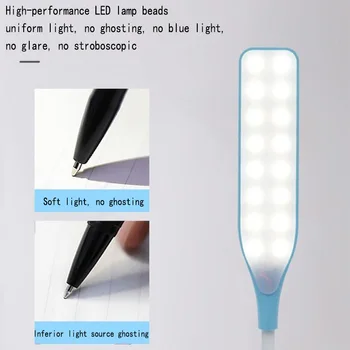 LED Stalo Lempa Akių Apsauga Gyvenimą Studentų Bendrabutyje Miegamasis USB Įkrovimo Touch Tamsos Įkrovimo Lobis Mažas Stalo Lempos