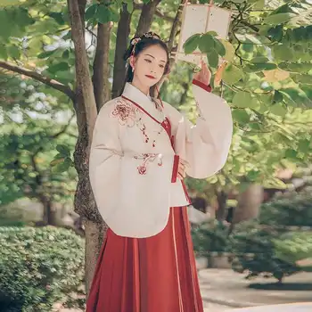 Puikūs Kinų Stiliaus Hanfu Lady Elegantiškas Kinijos Drabužių Senovės Cosplay Kostiumas Helovinas Vienodas Etapo Rezultatus Kostiumas