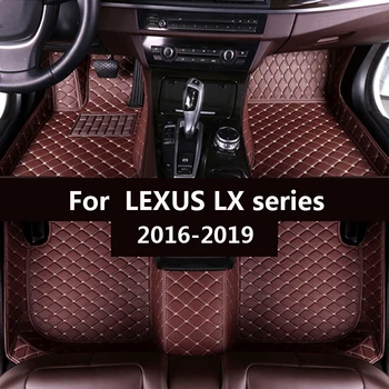 Automobilio grindų kilimėliai, LEXUS LX serijos 570 2016 2017 2018 2019 Custom auto pėdų Pagalvėlės automobilių kilimų dangtis