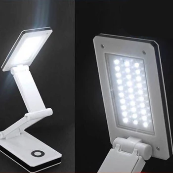 Sulankstomas LED Stalo Lempa USB / Baterijos Įkrovimo Nešiojamų Stalo lempa Vaikams Skaityti Miegamojo, Biuro Led Stalo Lempa Naktį Šviesos