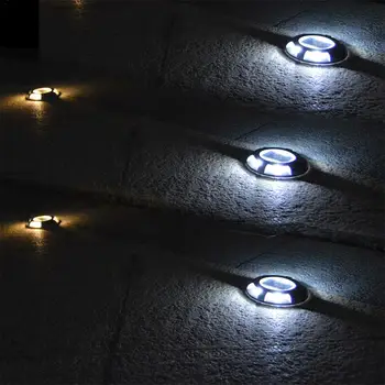 2VNT Saulės LED Kelias Denio Kelių Stud Šviesos, atsparus Vandeniui apsauginis Apšvietimas Lauko Privažiavimo Kelias, Kieme Sodas Žingsnis Lempos