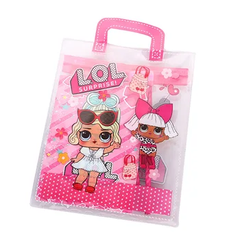 LOL staigmena lėlės PVC Vaikų raštinės reikmenų rinkiniai lols krepšys, Originalus mokykliniai reikmenys gimtadienio dovanos merginos Kalėdų lol vaikams