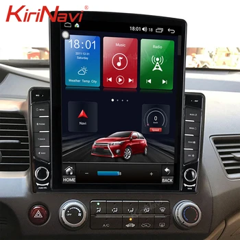 KiriNavi 9.7 Colių Tesla Stiliaus Ekranas Android 9.0 Automobilio Radijo Auto GPS Navigacija Honda Civic Multimedijos WIfi Carplay 2007-2016