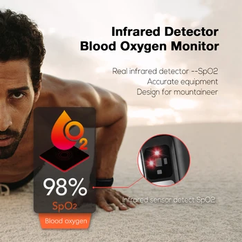 ŠIAURĖS KRAŠTO Vyrų Smart Apyrankę Sporto Smart žiūrėti EKG, Kraujo Deguonies Širdies ritmo Monitorius Kraujo Spaudimas IP67 Fitness Tracker Grupė