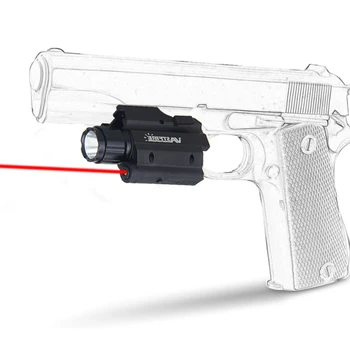 Taktinis XPG-R5 LED Ginklas Pistoletas Šviesos Red Dot Lazerio Akyse Airsoft Pistoletas Šviesos Combo Medžioklės Žibintuvėlis už 20mm Geležinkelių pistoletas Pistoletas