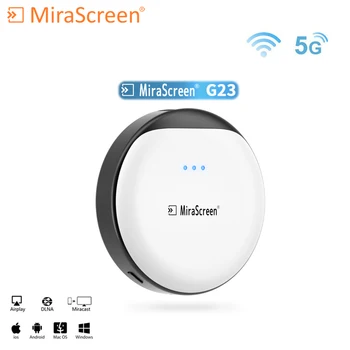 MiraScreen G23 2.4 G&5.8 G WiFi 4K TV Stick anycast Miracast 