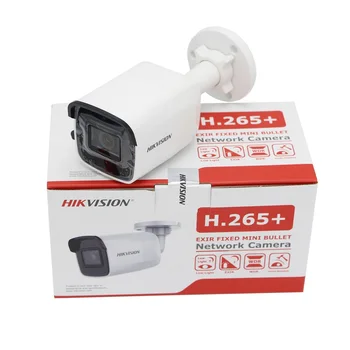 IP Kamera 8MP Hikvision Priežiūros 4K DS-2CD2085G1-aš POE Lauko CCTV Kameros, Powered-by-DarkFighter IP67 Mini Kulka Fotoaparatas
