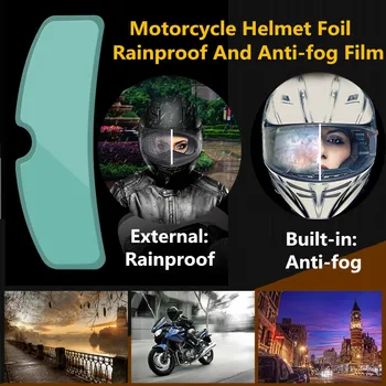 Šalmas Aišku, Anti-Rūko pleistras kino Universalų Motociklo Šalmas Objektyvas Rūko Atsparus Filmai K3 K4 AX8 LS2 HJC MT Helmets