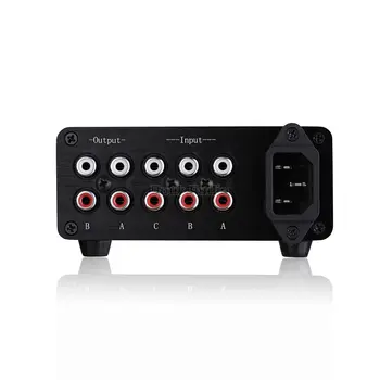 Nobsound Mini HiFi 3 -, 2-IŠ Passive Preamp Audio Switcher Lauke Selektorių su Garsumo Valdikliu