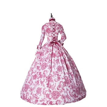 Vakarinę suknelę Viktorijos Rokoko Kostiumo Vintage Suknelė Cosplay Šalies kamuolys suknelė Prom dress