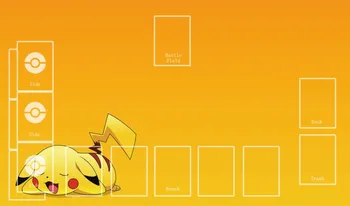 Takara Tomy PTCG Priedai Pokemon Playmat Kortelės Stalo Žaidimas Betmenas Orange Žaislai Vaikams