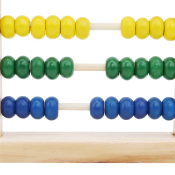 Spalvingas Medinis Abacus Matematikos Žaislas Numerių Skaičiavimo Karoliukai Abacus Montessori Žaislai Vaikams Mokytis Švietimo Matematikos Žaislai