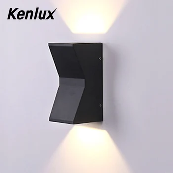 Modernus minimalistinis LED aliuminio naktiniai staleliai, lempa šviečia žemyn sienos lempos kambarys, vonios sienelės, šviesos, tiesioginės kūrybos eilėje vandeniui