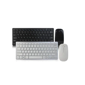 2,4 GHz, USB klaviatūros ir pelės combo tikslumo pelės rinkinys-ultra plonas, kompaktiškas nešiojamas PC, kompiuterių, kompiuterio, nešiojamojo kompiuterio