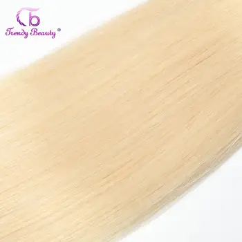 Brazilijos Tiesiai Plaukų Pynimas Ryšulių 613 Blond Žmogaus Plaukų priauginimas 1/3/4 ryšulių Remy Plaukų Nemokamas Pristatymas Madinga Grožis