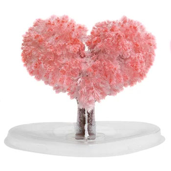 Magija Augančių Medžių Popieriaus Sakura Kristalų Medžių Darbalaukio Cherry Blossom Žaislai LBShipping