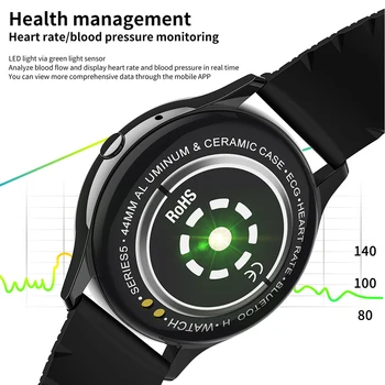 LIGE Naujas Smart Watch Moterų Širdies ritmas, Kraujo Spaudimas daugiafunkcinio Sporto Fitness Tracker Laikrodžiai 