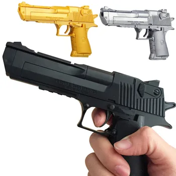 Vaikų Mini 1:10 Žaislas Ginklą Minkšta Kulka Pistoletas Surinkti Kūrimo Bloką Plytų Saugos Plastikiniai 3D Modelį Ginklą, Žaislai Berniukams, Galima iššauti