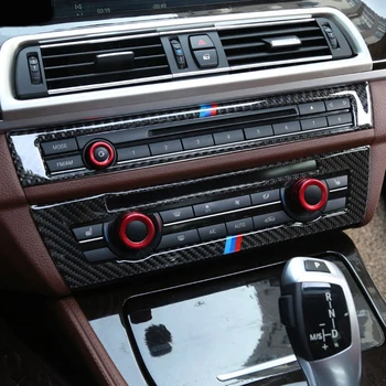 Priedai, Skirti BMW 5 Serijos F10 F18 Centro Kontrolės Oro Kondicionavimo sistema, apdailos juostų, CD skydelis Dekoratyvinis Dangtelis Lipdukas Automobilio Stiliaus