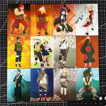 67pcs/set Naruto Grubus Flash Uchiha Sasuke Uchiha ObitoJiren Žaislai Pomėgiai, Hobis Kolekcionuojamų Žaidimas Anime Kolekcija Korteles