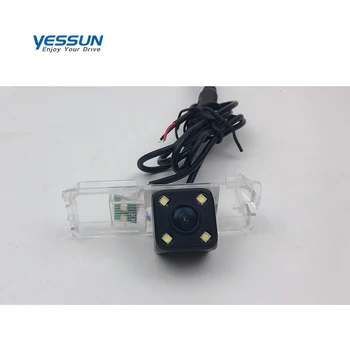 Yessun CCD Galinio vaizdo Kamera SEAT Leon 1P 5F MK2 MK3 2006~2017 Stovėjimo Atvirkštinio Atsarginės 4 LED vaizdo KAMERA Automobilio licencijos plokštė