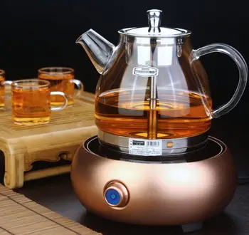 Nemokamas pristatymas Indukcinės viryklės specialų puodą virti arbata skirta viryklė stiklo puodą nerūdijančio plieno įdėklas virdulys Garo arbatos puodą
