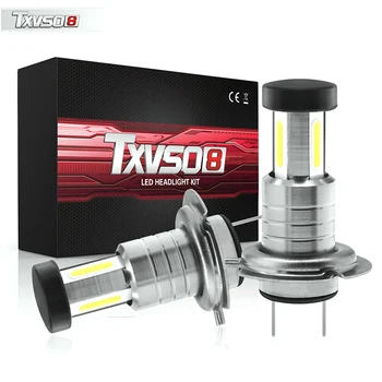 2vnt Automobilių H7 LED Žibintų Lemputės 110W 30000LM priekinis žibintas Konversijos Rinkinio, Svogūno High/Low 6000K Šviesos