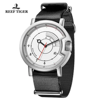 2021 Rifas Tigras/RT Naujo Dizaino Paprastas laikrodis Vyrų Nailono Diržas Vandeniui Kariniai Laikrodžiai, Prabangūs visiškai Automatinis Laikrodžiai RGA9035