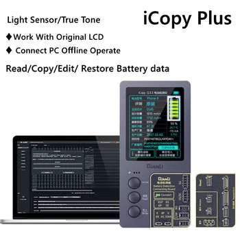 QIANLI iCopy Plius 2.1 Programuotojas Tiesa Tonas Šviesos Jutiklis, Baterijos Data Skaityti/Rašyti Redaguoti Recovery 11pro 11promax 8 x xs max
