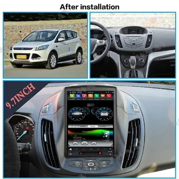 ZWNAV CarPlay android 9 automobilių GPS multimedijos radijo grotuvas už Ford Kuga 2013-2017 Pabėgti C-MAX 2010-2017 navigaton Vertikalus ekranas