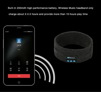 Bluetooth ekrano užsklandą Miego Ausines Belaidžių Muzikos, Sporto Ausines su mic Miega Ausinės Garso Lankelis su mic