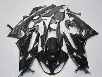 4 Dovanos Naujas ABS lauktuvės komplektas Tinka Kawasaki ZX6R 2009 m. 2010 m. 2011 m. 2012 purvasargiai ZX-6R 09 10 11 12 Ninja 636 Custom Black Šviesus
