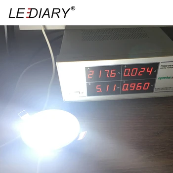 LEDIARY 220V Apvalus Įleidžiamas Led Downlight 68-80MM Supjaustyti Skylės Dydis LED Spot Lempa 3W/5W Lubų Apšvietimo/Gyvenamasis Kambarys Pilnas Watt