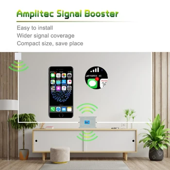 Amplitec GSM Kartotuvas 2G 3G 4G mobiliojo ryšio Signalo Stiprintuvas 4G Cellular Stiprintuvas GSM 900/1800/2100 Mobiliojo ryšio Signalo Stiprintuvas Kartotuvų