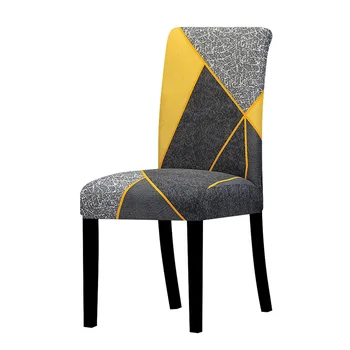 Pilkos spalvos Ruožas Kėdė Padengti didelis elastinga, sėdynės, kėdė apima tapybos, užvalkalai, Restoranas, banketų viešbutis namų puošybai