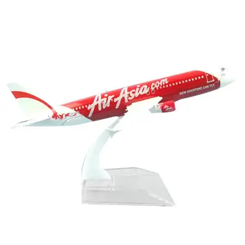 1/400 Air Asia A320 Lydinio Plokštumos Orlaivių Lėktuvo Modelį, Vaikai Žaislų Gimtadienio Dovana