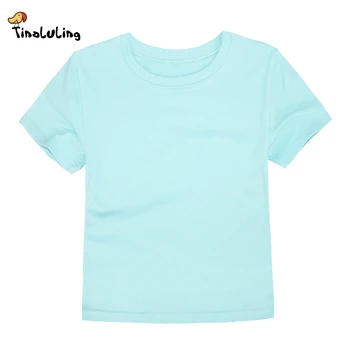 TINOLULING berniukų, mergaičių medvilnės marškinėliai vaikams trumpomis rankovėmis, kietas marškinėliai vaikų vasaros tees kūdikių viršūnes, Skirtas 2-14 Metų