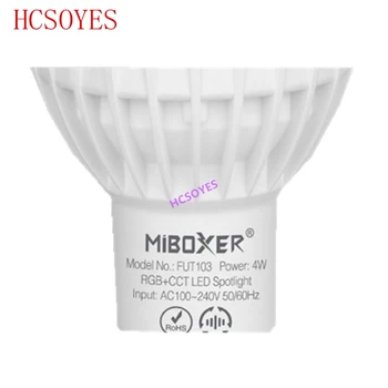 MIBOXER FUT103 4W RGBW RGB+BMT LED Prožektoriai, AC110V 220V AC100~240V Pritemdomi Lemputė Šviesos