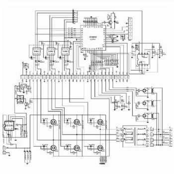 1pcs EGP3000W trijų fazių inverter Pure Sine Wave Power Board PCB Tuščia lenta EG8030, 