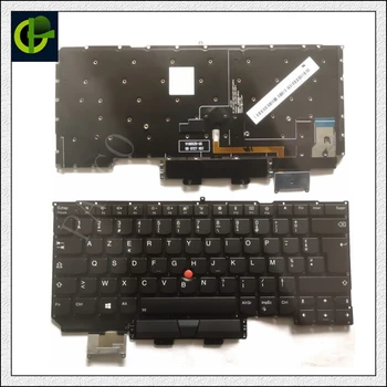 Prancūzijos klaviatūra su foniniu Apšvietimu Lenovo ThinkPad X1 Carbon X1C Gen 5 6 2017 2018 01ER623 SN20M08031 YD85 SN20P38717 V160520CK1 FR