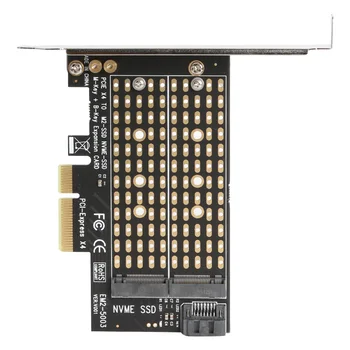 M+B Klavišą, SSD į PCIE Adapter PCI-E 3.0 X4 SATA Plėtros Kortelę M. 2 NVME Modulis, skirtas 