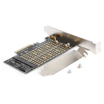 M+B Klavišą, SSD į PCIE Adapter PCI-E 3.0 X4 SATA Plėtros Kortelę M. 2 NVME Modulis, skirtas 
