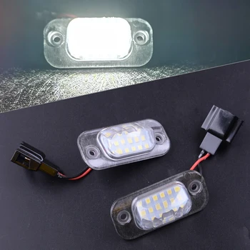Aukštos Kokybės 2vnt LED Skaičius Licenciją Plokštelės Šviesos Lempos Automobilių Optikos Reikmenys, Tinka VW Golf 3 Polo 3 Sėdynės Jbiza Coidoba 1997