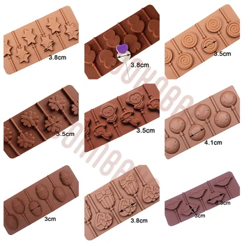 COOKNBAKE Silikono Formos Šokolado Saldainis apvalūs Saldainiai, saldumynai, bandelės Formą, silikono tortas papuoštas bakeware lūpų ledo liejimo formos