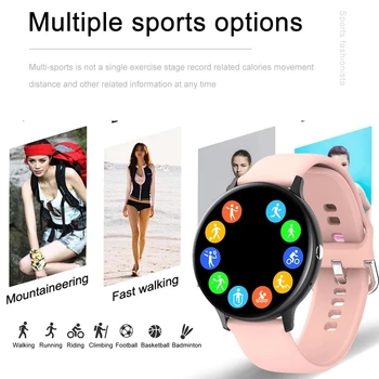 LIGE Naujas P8 Spalvotas Ekranas, Smart Watch Moterys vyrai jutiklinių Fitness Tracker Kraujo Spaudimas Smart Laikrodis Moterims Smartwatch už Xiaomi