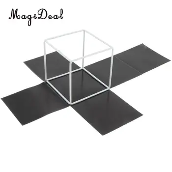 Magnetinio Dislokuojamos Geometrinis Kietas Cube - 3D & Plokščių Figūrų Derinimas vaizdines priemones, Matematikos, Geometrijos, Mokymo Matematikos Žaislas